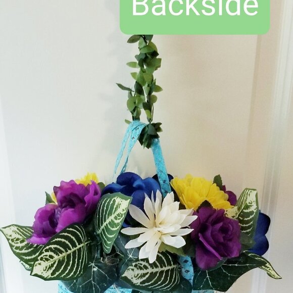 Spring Summer Faux Floral Door Wall Decor🦋 - Picture 5 of 8